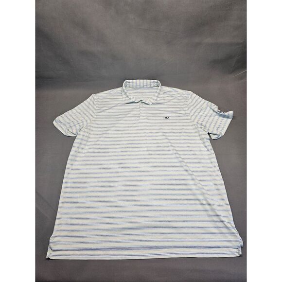 vineyard vines Performance Striped Golf Polo Mens XL Walnut Creek Country‎ Club - Picture 1 of 9